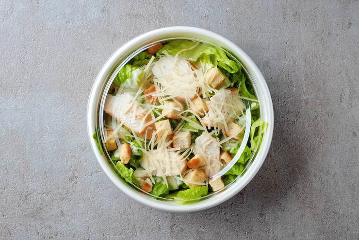 RECIPE: Healthier Chicken Caesar Salad